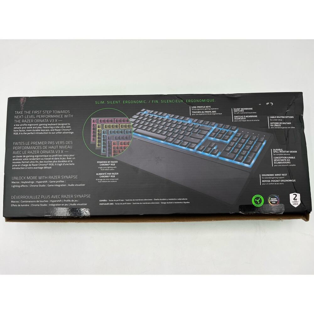Razer Ornata V3 X Mechanical Gaming Keyboard USB Wired - Picture 6 of 7